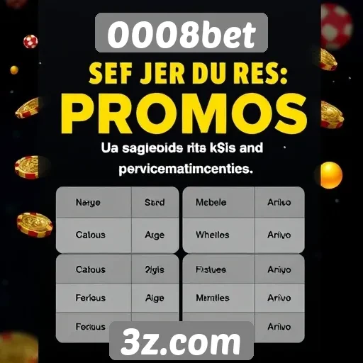 Promoções atrativas no site 0008bet
