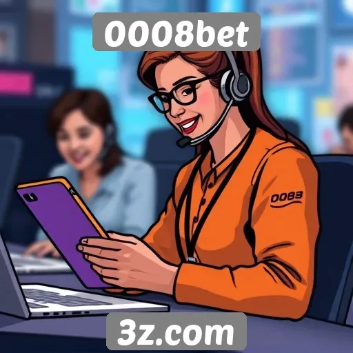 Desempenho do suporte ao cliente no 0008bet